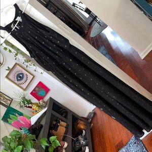 Altar'd State Black Jumpsuit with Gold Details